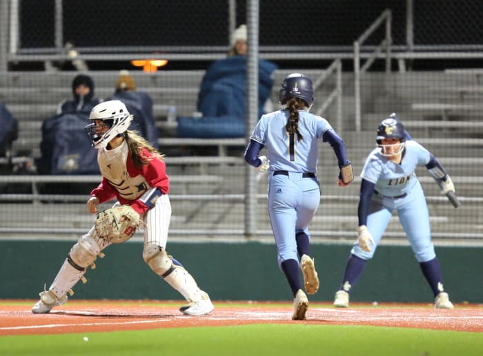 Montgomery Lake Creek Allen Texas softball Allen Tournament 022323 Brian McLean 19